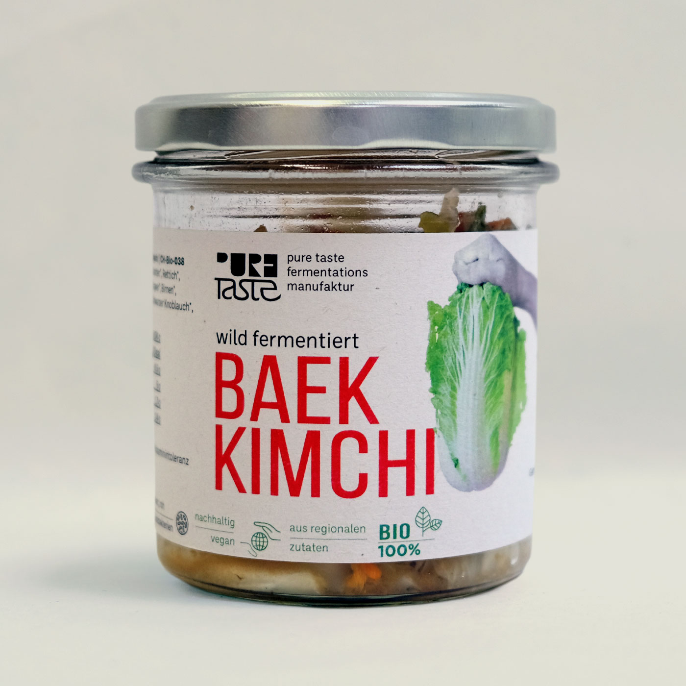 Baek Kimchi, ohne Chili, unpasteurisiert