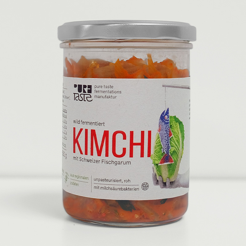 Kimchi regional mit Fischgarum aus der Schweiz
