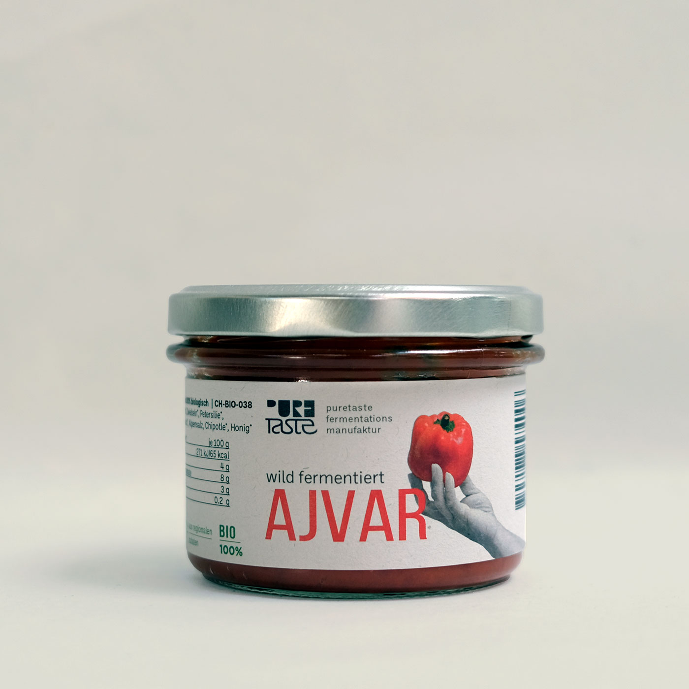 Ajvar, fermentierte Peperoni aus der Region